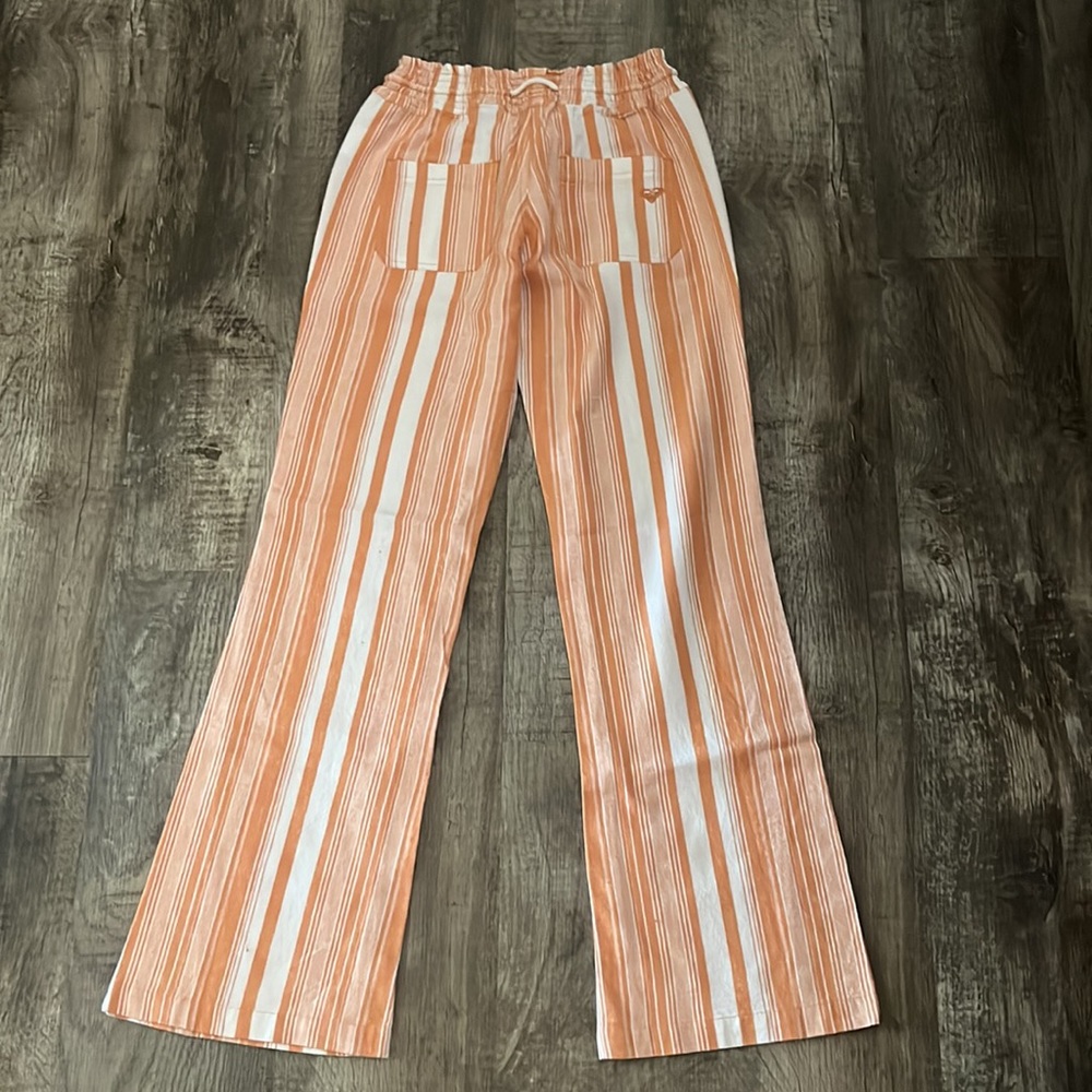 NWOT Roxy Orange Beach Pants - Picture 2 of 2
